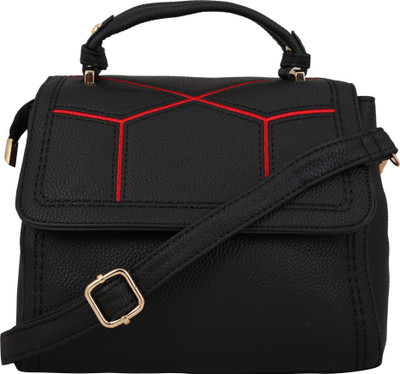 32 Off On Busta Black Color Faux Leather Sling Bag For Women