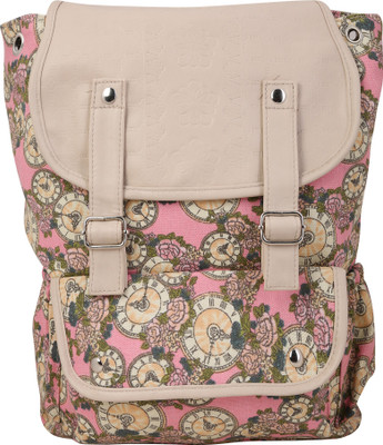 

Busta Brown Color Canvas Backpack Bag For Women / Ladies / Girl Backpack(Brown, 5 L)