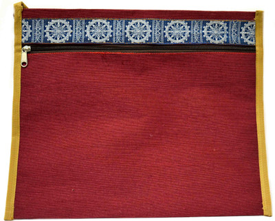 

Utkalika Handcrafted Jute File Bag Multipurpose Bag(Maroon, 5 L)
