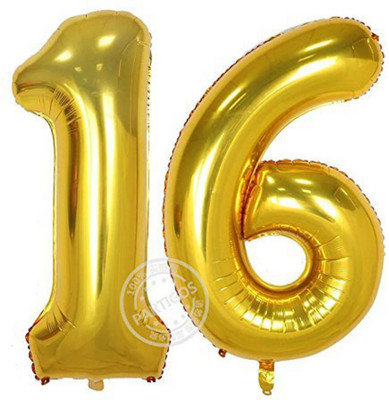 

Theme My Party Solid TMP9595-1 Balloon(Gold, Pack of 1)