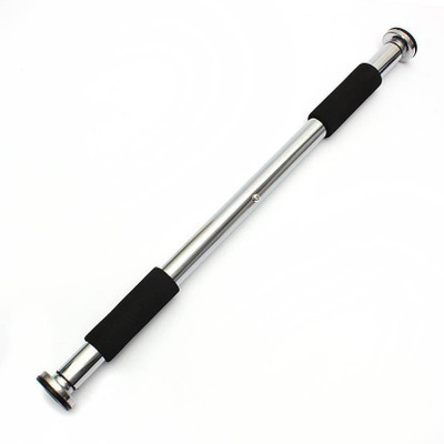

IBS Steel Rod Door Bar Chin Home Adjustable Gym Outdoor And Indoor HEIGHT INCREASE STRENGTH DEVELOPER MULTIPURPOSE HANGING Pull-up Bar(Black)