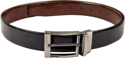 

Kara Men Formal, Casual Black, Tan Genuine Leather Reversible Belt