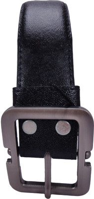 

revo Men & Women Casual Black Genuine Leather Belt