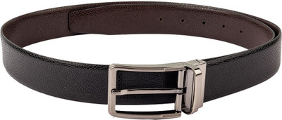 

Kara Men Formal, Casual Black, Brown Genuine Leather Reversible Belt
