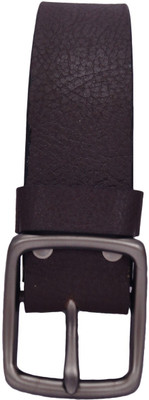 

revo Men & Women Brown Genuine Leather Belt