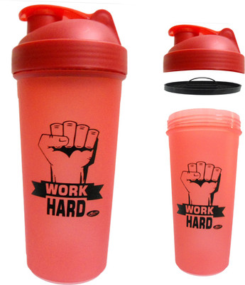 

5 O'Clock Sports Girrafe Shaker Water Bottle 700 ml Shaker(Pack of 1, Red)