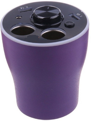 AAVAHAN 2.1 Amp Turbo Car Charger(Purple, Black)