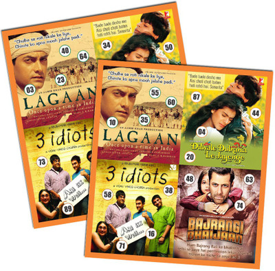 Paper Magic Paper Bollywood Housie Cards - 1 Pack of 18 Cards(Multicolor)