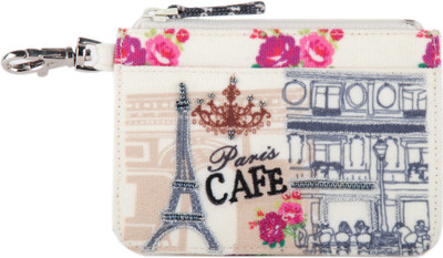 

pinaken Women Multicolor Canvas Wallet(4 Card Slots), Natural