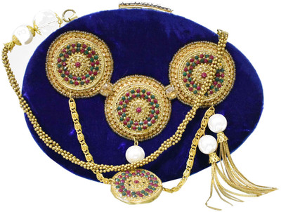 

Falah Party Blue Clutch