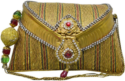 

Falah Party Gold Clutch