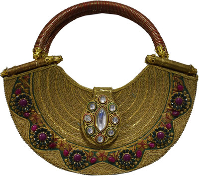 

Falah Party Gold Clutch