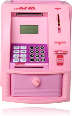 

Toys Factory Piggy Bank Coin Bank(Pink)