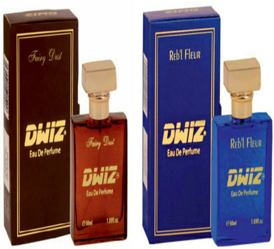 

perfume FAIRY DUST AND REB"L FLERU ( PACK OF 2 ) Deodorant Spray - For Men & Women(50 ml, Pack of 2)