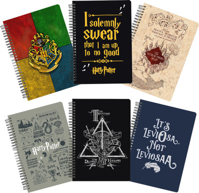 

MC SID RAZZ A5 Note Book(Movie, Multicolor, Pack of 6)