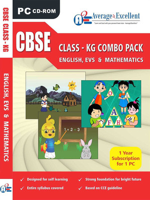 

AVERAGE2EXCELLENT Average2Excellent KG (EVS, Maths, English) CBSE (CD) [CD-ROM] …(DVD-ROM)
