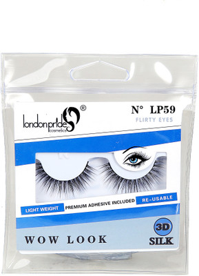 

London Pride Cosmetics 3D SILK FLIRTY EYES EYELASH WOW LOOK(Pack of 1)