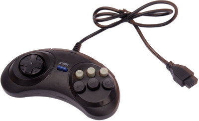 

TCOS Tech 9 Pin Joystick Controller for Sega Mega Drive Gamepad(Black, For Wii)