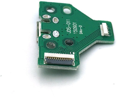 

TCOS Tech 12 Pin USB Charging Port Socket Board JDS-011 for PS4 Controller Gaming Accessory Kit(Green, For PS4)