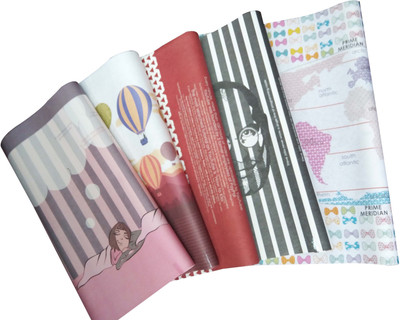

EVINCE INFORMATIVE GIFT WRAPPERS eVincE Pack of 5 Large Gift Wrappers of Assorted designs for your variety of gifting needs PAPER Gift Wrapper(Multicolor)