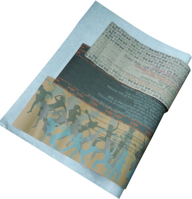 

EVINCE WRAPPING SLEEVES WITH PURE WHITE PACKING PAPER eVincE Pack of 3 wrapping sleeves(28" x 6.5") with 5 large (20" x 30") white plain Gift Wrappers of Assorted designs for your variety of gifting needs PAPER Gift Wrapper(Multicolor)