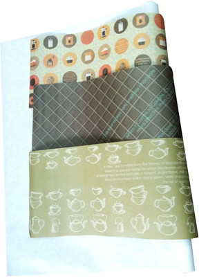 

EVINCE WRAPPING SLEEVES WITH WHITE PACKING PAPER eVincE Pack of 3 wrapping sleeves(28" x 6.5") with 5 large (20" x 30") white plain Gift Wrappers of Assorted designs for your variety of gifting needs PAPER Gift Wrapper(Multicolor)