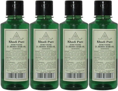 

Khadi Pure Herbal Ayurvedic 21 Herbs Hair Oil(840 ml)