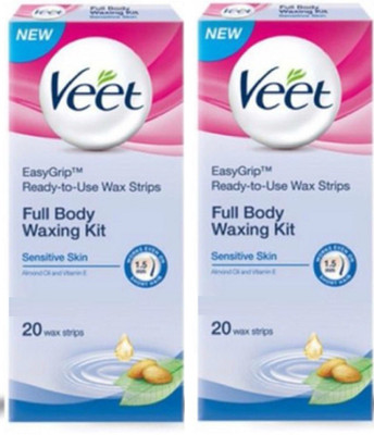 

Veet full body waxing kit Strips(40 Strips, Set of 2)