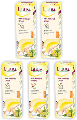 

Lilium Herbal Lemon Hair Removal Cream Cream(50 g, Set of 5)