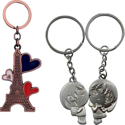 

Ryka Collection Combo Eifel Tower & Couple Kychain Key Chain