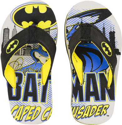 

Batman Boys Slip On Slipper Flip Flop(Grey, Grey/black