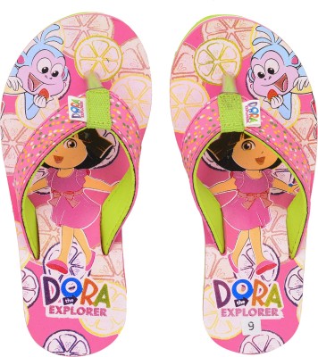 

Dora Girls Slip On Slipper Flip Flop(Pink, Lt. pink