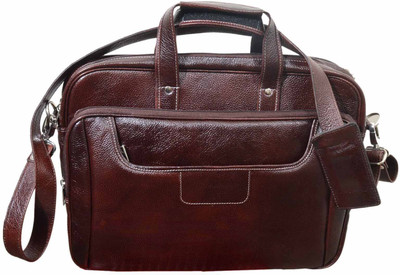 

Greenhide 15.6 inch Expandable Laptop Messenger Bag(Brown)