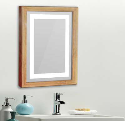

Elegant 2418LEDMRREM0155 Decorative Mirror(Rectangle Finish : wood)