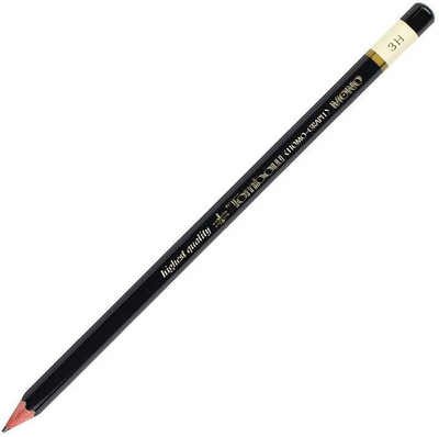 

Tombow MONO-3H Pencil(Set of 1, Black)
