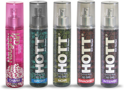 

Naughty Girl CHARM and Hott SPORT NOIR SWAGGER and INTENSE- 60ML Eau de Parfum - 60 ml(For Men & Women)