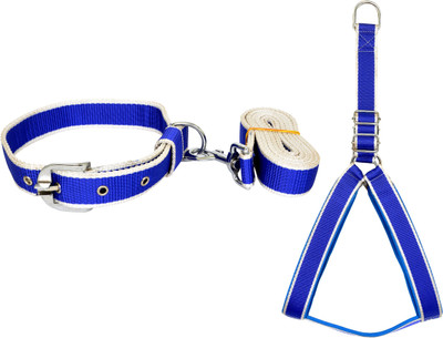 

Leather Craft Dog Harness & Leash Dog Harness & Leash(, Blue