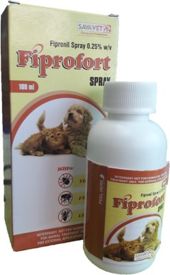 

Fiprofort Ticks, Fleas &lice removal spray 100ml Pet First Aid Kit(1 Pieces)