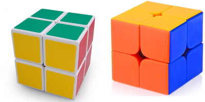

Mayatra's Combo Of Shengshou 2x2 Rubik Neon Colors High Speed Magic Puzzle & 2X2 High Speed Stickerless Speedy Rubik Magic ( 2Pcs )(2 Pieces)