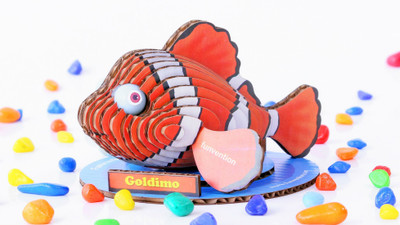 

Funvention (Pack of 10) - Goldimo 3D Puzzle Model Kit - DIY Puzzle Toy for Kids - Birthday Return Gifts Set(30 Pieces)