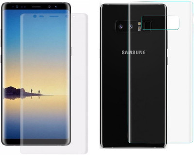 

Maxpro Screen Guard for 4D Screen Guard Samsung Galaxy Note 8 Full Screen Guard For Edges Front & Back Full Screen Edge To Edge Coverage, Transparent
