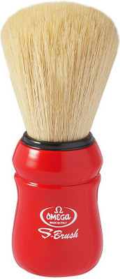 

Omega S10049S-REDHANDLE Shaving Brush