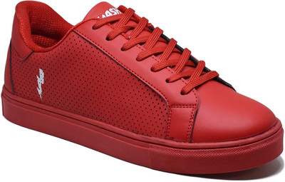 DOC Martin Prick Red DASH Edition Casuals For Men(Red