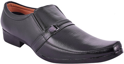 

LeatherKraft Slip On For Men(Black