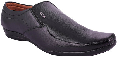 

LeatherKraft Slip On For Men(Black