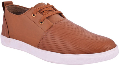

LeatherKraft Sneakers For Men(Tan