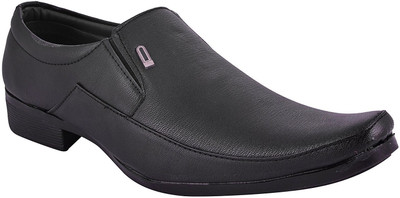 

LeatherKraft Slip On For Men(Black