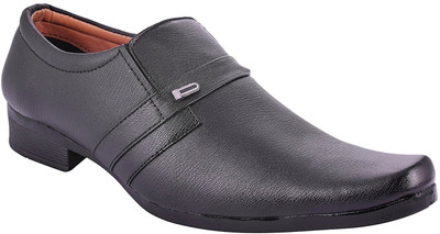 

LeatherKraft Slip On For Men(Black
