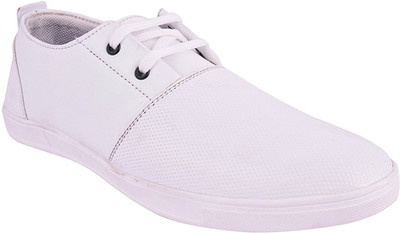 LeatherKraft Sneakers For Men(White