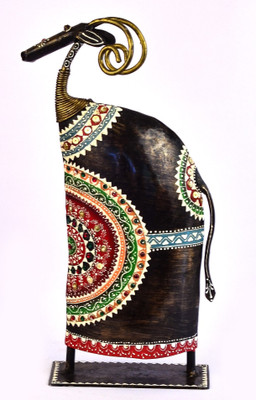 

VedasExports Derby Deer Red Standing Small Decorative Showpiece - 30 cm(Iron, Multicolor)